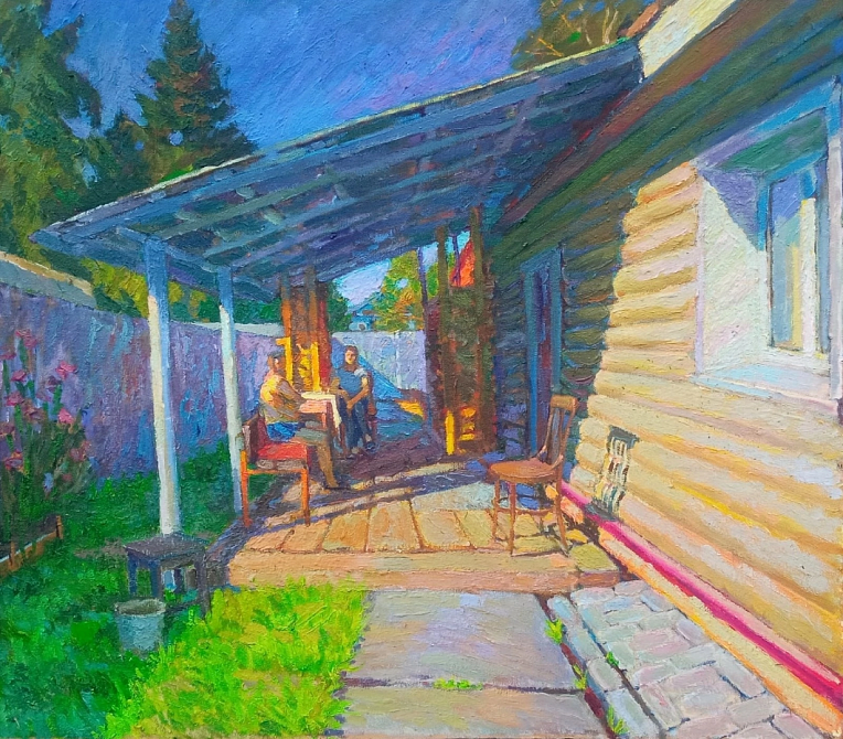 На веранде 